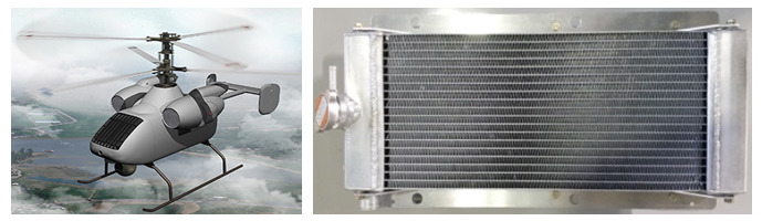 Helio Radiator Unmanned Helicopter Radiator